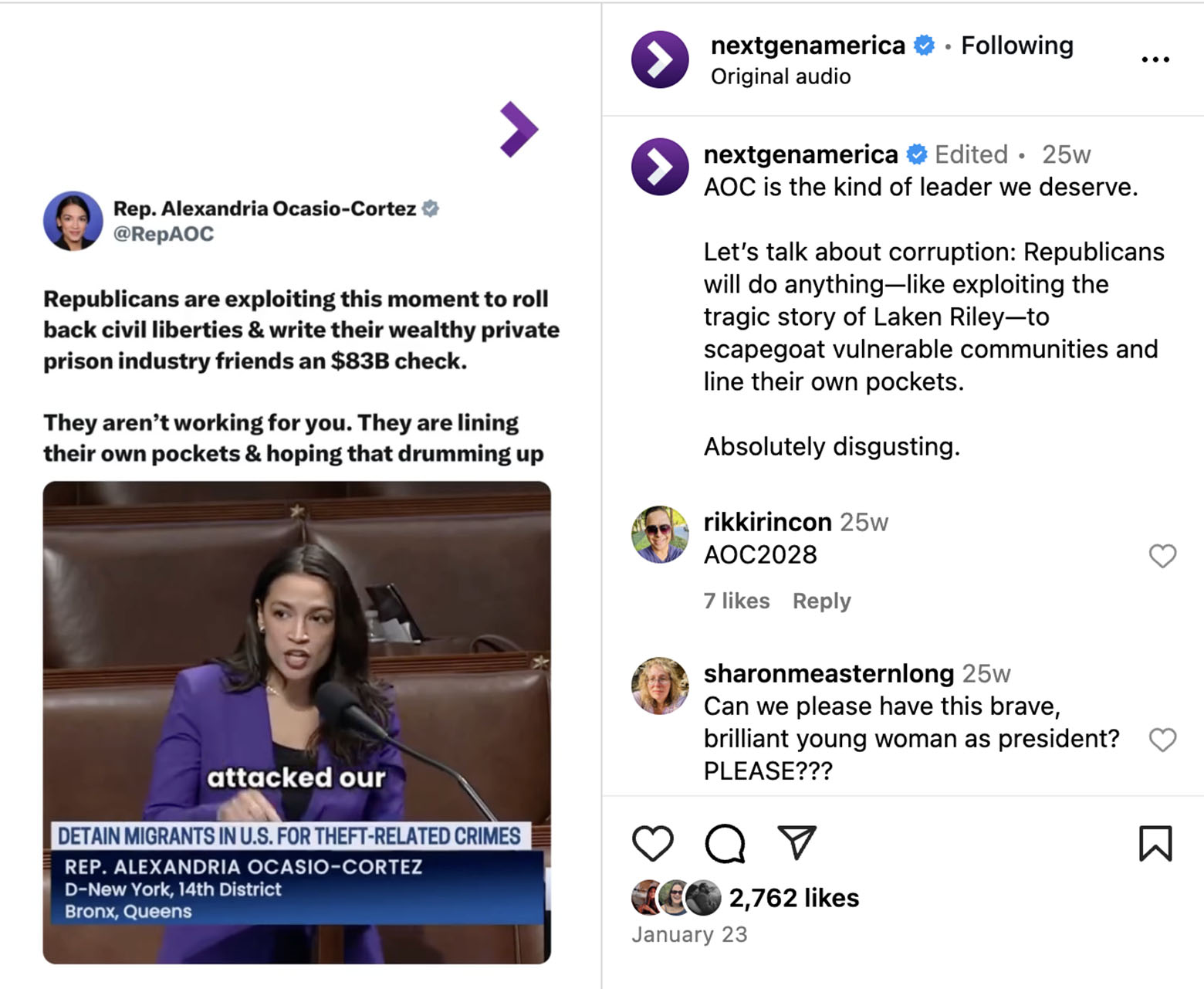 AOC is the kind of leader we deserve.