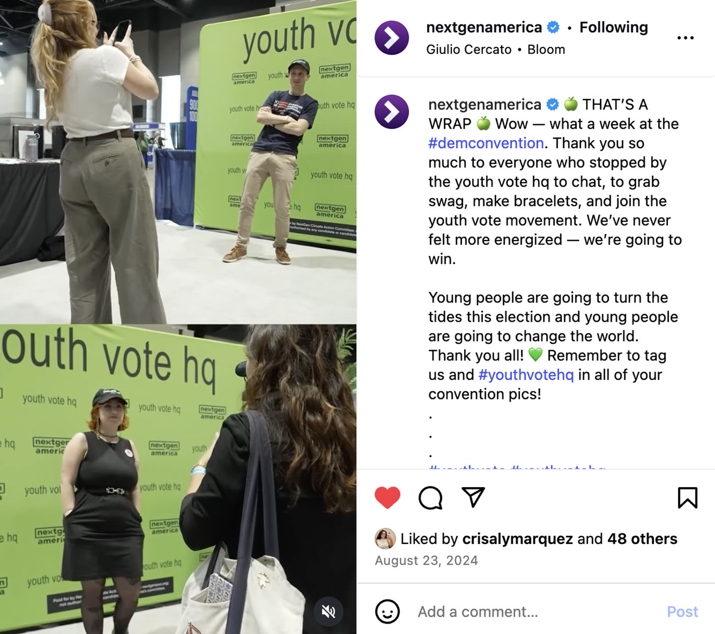 Democratic National Convention Youth HQ Recap