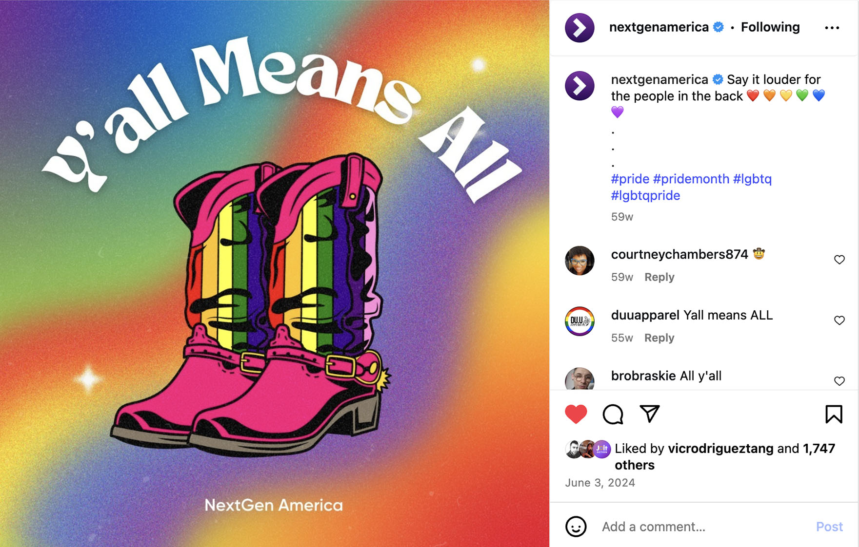Pride: Y’all Means All